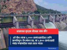 Do you know which is the largest dam in India