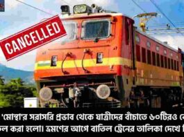 Full List of Cancelled Trains_ for Cyclone Montha