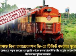 IRCTC Introduce Free Cancellation Train Ticket
