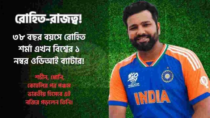 Rohit Sharma Becomes World's Number 1 ODI Batsman