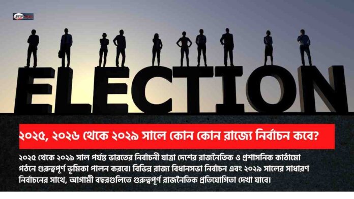 Upcoming Elections in India 2025 and 2026 till 2029