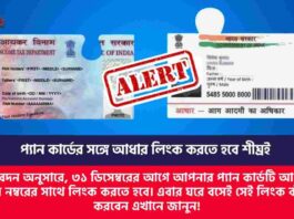 Aadhaar link with pan​​​ before 31 December 2025