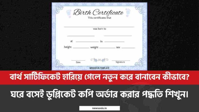 Birth Certificate Lost What To Do Shown Step by Step