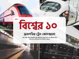 Discover the top 10 fastest train in the world