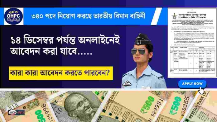 Indian Air Force recruitment 2025 Apply online
