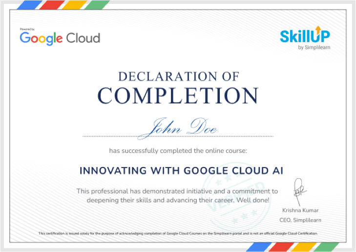 Innovating with Google Cloud AI