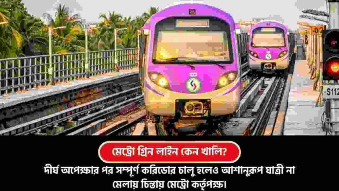 Metro Railway Kolkata​ Green Line Fails Target