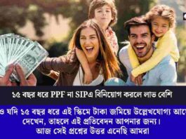 PPF vs SIP comparison​ with a Rs 90000 yr investment