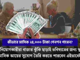 Public provident fund scheme​ to build a corpus