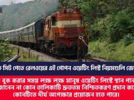 The New railway rules for waiting list passengers