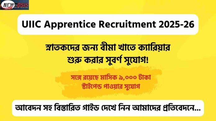 Apply Now for UIIC Recruitment for the Apprentice