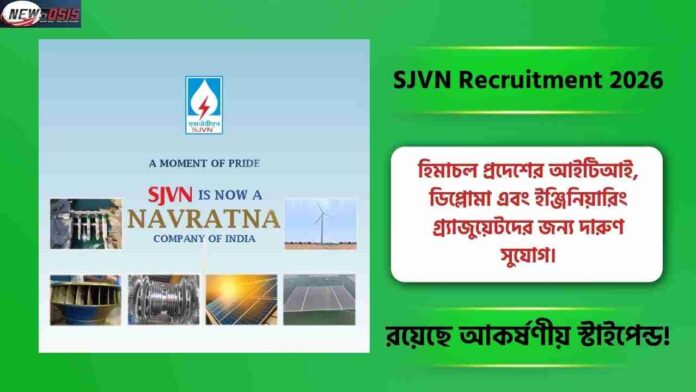 Apply Online Now for the SJVN Recruitment 2026