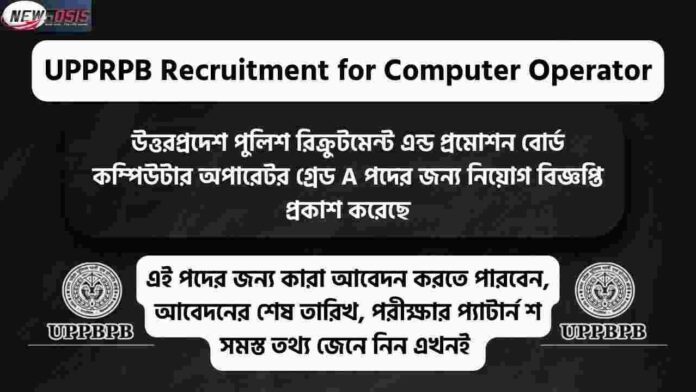Apply for UPPRPB Recruitment for Computer Operator