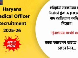 Apply for the Haryana Medical Officer Vacancy 2025