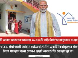 Approval for 26400 houses in 25-26 of PM Awas Yojana