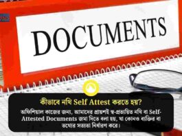 Check how to self attest a document and Common Uses