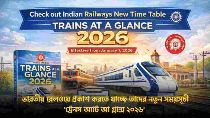 Check out the Indian Railways New Time Table