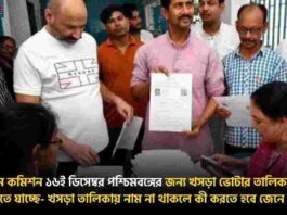 Find Out about the SIR Draft Roll West Bengal 2025
