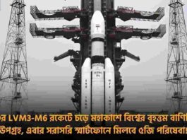 ISRO Successfully Launches LVM3-M6 Mission