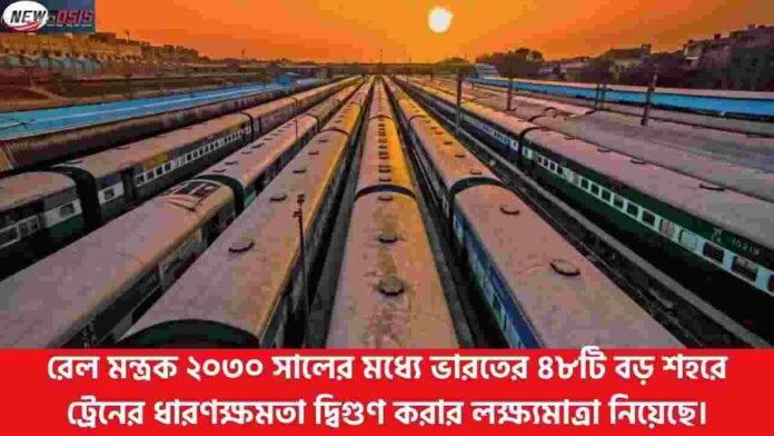 Railways Vision 2030 is to Double the Train Capacity
