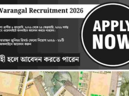 Apply Offline for NIT Warangal Recruitment 2026