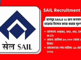 Apply Offline for SAIL Recruitment 2026