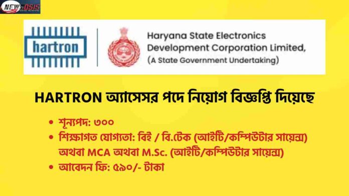 Apply Online for HARTRON Recruitment 2026