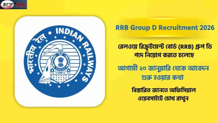 Apply Online for RRB Group D Recruitment 2026
