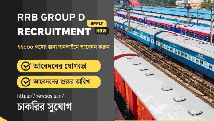 Apply Online for the RRB Group D Recruitment 2026