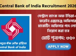 Apply for the Central Bank of India Recruitment 2026