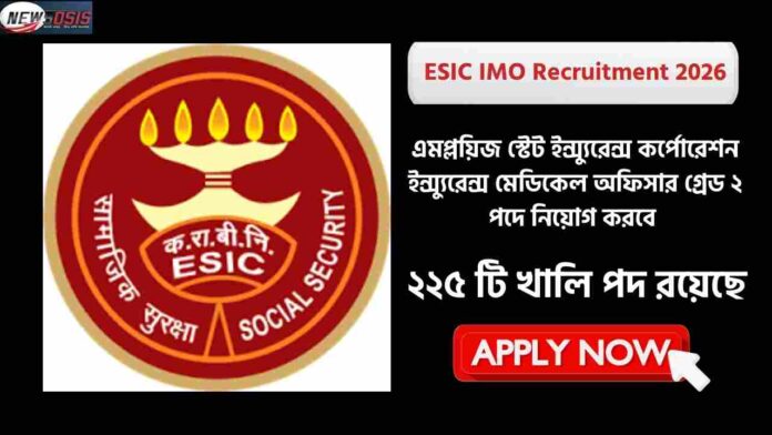 Apply for the ESIC IMO Recruitment 2026