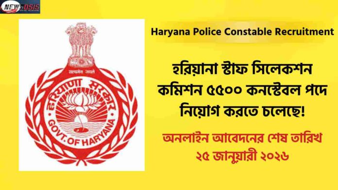 Apply for the Haryana Police Constable Recruitment