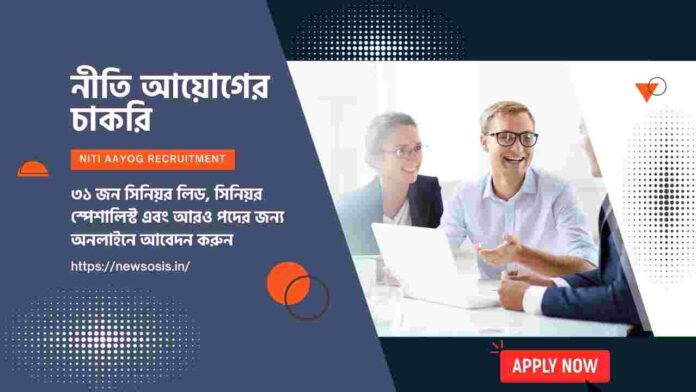 Apply for the NITI Aayog Recruitment 2026