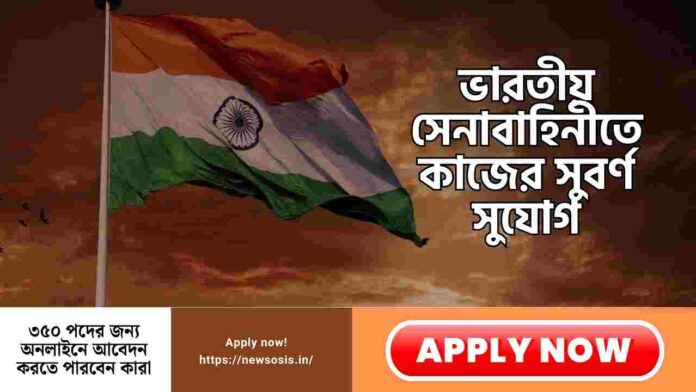Apply online for the Indian Army Recruitment 2026