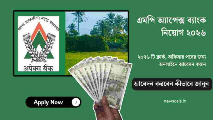 Apply online for the MP Apex Bank Recruitment 2026