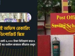 Check Out the Indian Post Office Recurring Deposit