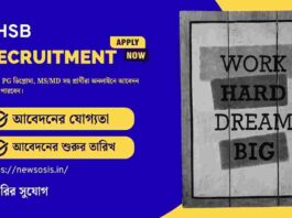 SHSB Recruitment 2026 for Specialist Doctor